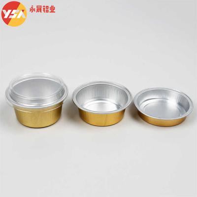 China 15/25/35ML Sealable Disposable Aluminum Foil Cup With Plastic Lids for sale