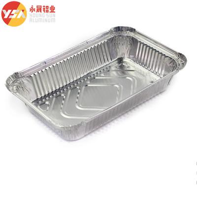 China 8389 Aluminum Container 210*140*38mm Serving Trays 800ml 1000 Pieces for sale