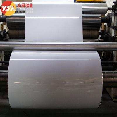 China Printing Packaging Foil AL+PET Laminating Single Sided Milky Film for sale