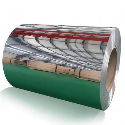 China 90% High Reflective Specular Polished Aluminium Mirror Coil Foil Roll for sale