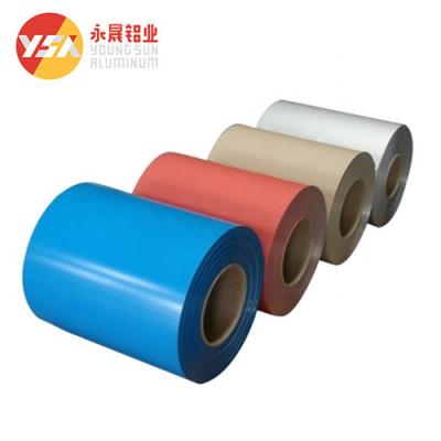 China tira de alumínio revestida Prepainted Pvdf do rolo da folha da bobina da cor do PE 1060 3003 3004 5052 à venda