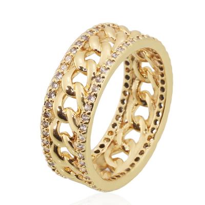 China Latest Hot Custom CLASSIC Logo OEM ODM Princess Engaged Wedding Rings Colorful Gold Plated Women Ring for sale