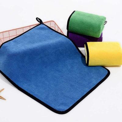 China Microfiber Detailing Cleaning Towels Premium Quality Softer Microfiber 30x30cm Viable Cleaning Cloths For Kitchen Car Windows Dishes for sale