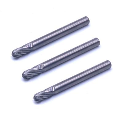 China High Speed ​​Cutters 2, 3, 4 Flute Ball Nose End Mills Solid Carbide CNC Milling Carbide Cutters for sale