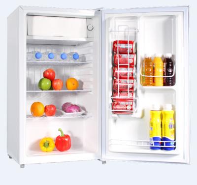 China Single Door Under Counter Mini Fridge / White Dorm Room Refrigerator for sale