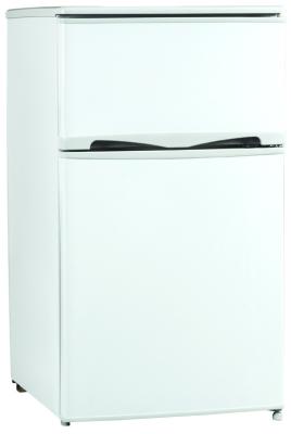 China 90 Liter Flexible Double Door Fridge Low Energy Consumption For Kitchen for sale