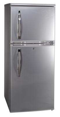 China 172 Liter Double Door Fridge , Dual Door Fridge Freezer High Efficient R600a for sale