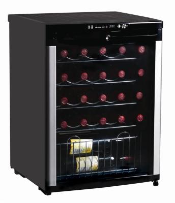 China Ajustes de temperatura múltiplos bondes controlados do refrigerador de vinho da temperatura à venda