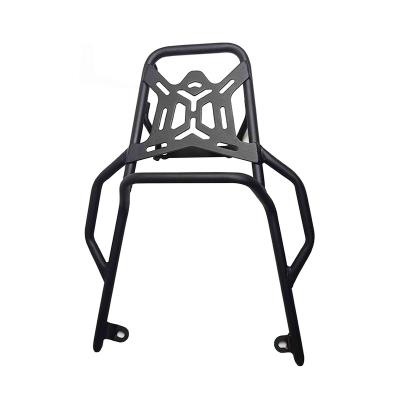 China Carbon steel Motorcycle accessories for modified parts split line 125 rear rack motorcycle luggage rack for sale