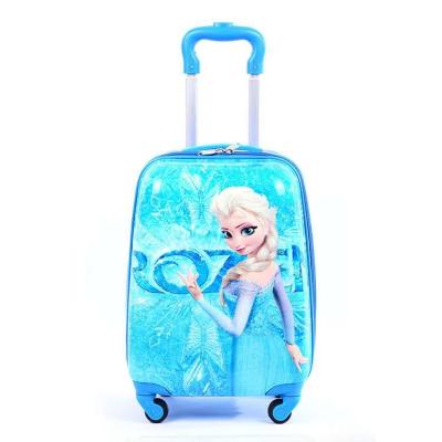 China 16 inch ABS PC Children School Bag with Cartoon filming Luggage Bag for sale