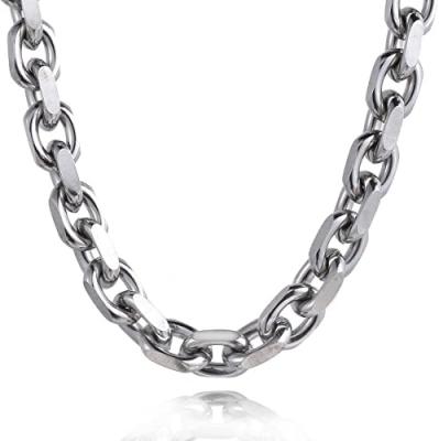 China Nickel Free 2020 Fashionable Stainless Steel Link Chain Necklace For Women Men Adjustable Silver Gold Chains for sale