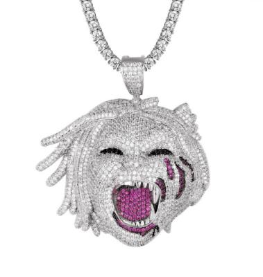 China Nickel Free 2020 Fashion Jewelry CZ Hip Hop Bling Bling Iced Out Custom Design Pendant Off-white for sale