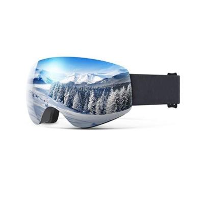 China Best Factory Price Welcome Fashion Ski Goggles Leather Fog Light for sale