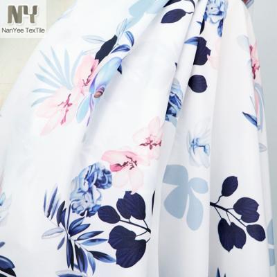 China Fashion Fluorescent Medium Weight Textile Nanyee Chiffon Floral Printed Fabric for sale