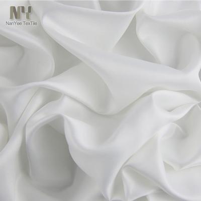 China Nanyee Fluorescent Textile Supplied From Polyester Stock Soft Stretch Matte Satin Fabric for sale