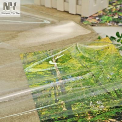 China Nanyee Textile 0.3mm Thickness 100% TPU Waterproof Transparent Fabric for sale