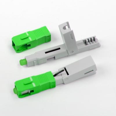 China Price Drop Fast Cable Factory Assembly High Performance SC APC Fiber Optic Fast Connector Easy Adapter for sale