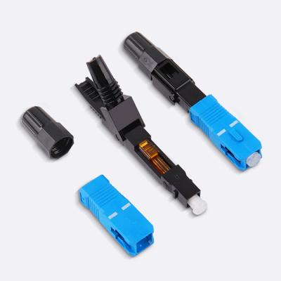 China FTTH Factory Price FTTH Fiber Optic Fast Connector SC UPC For Drop Cable Connector for sale