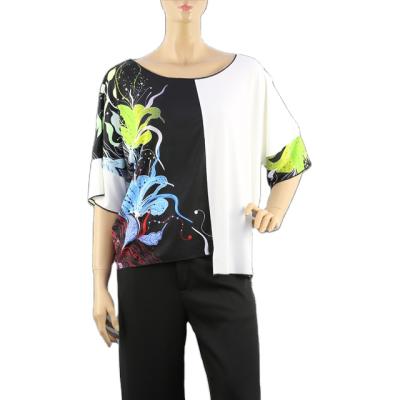 China High Quality Printing Ladies Sublimation Anti-pilling Comfortable Casual Blouse for sale