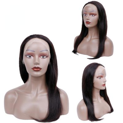 China Cheap Natural Lace Front Wig Water Wave Hair Shunfa Color Headwear Real Hair Natural Straight Wig Headwear for sale