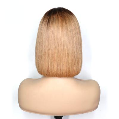 China T4/27# Straight Hair Reality Wig Human Hair Front Lace Headgear Best Human Hair Wigs For Women for sale