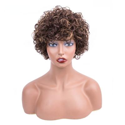 China Various Real Natural Short Hair Europe And America Top Quality Lace Front Body Human Hair Wigs for sale