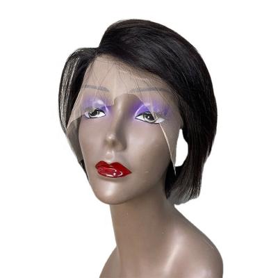 China Natural Partial Lace Front Wig Bob Part Place Pixie Cut Color Women Dropshipping Vendors for sale