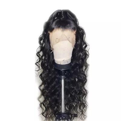 China Hot Selling Cheap Custom Curly Wigs Front Wig 70cm Front Bud Chemical Fiber Black Hair Buds for sale