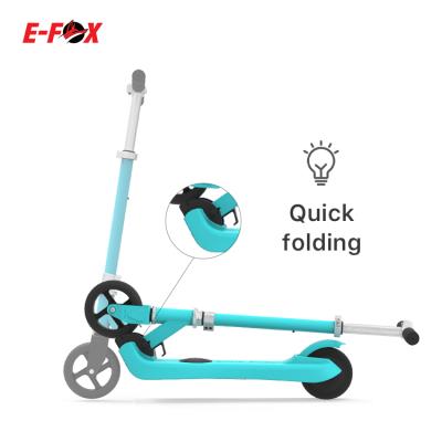 China Child EU Warehouse 100w Kids Electric Scooters 5 Inch Electric Bike Scooter Two Wheel Electric Kick Scooter for sale