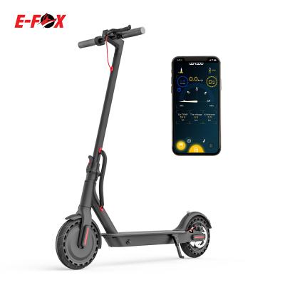 China E-FOX 350w Unisex Adult Electric Scooters 32km/h Foldable Electric Scooter 8.5 Inch Solid Tire Electric Scooter for sale