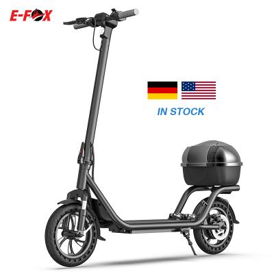 China Inch 2 Wheel Electric Scooters 12 Unisex Folding Electric Scooter With Storage Box Adult Fast Electric Scooter for sale