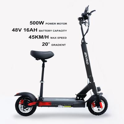 China 10 inch iENYRID M4 pro unisex electric scooters with seat 48v 500w adult electric motorcycle mobility scooter for sale