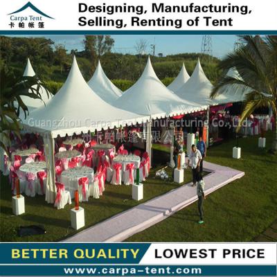 China Water Proof/Guangzhou Chinese Garden Pagoda Tents Fireproof /UV-resistant/self-supporting/long lifespan hat tents with PVC fabric and windows for sale for sale