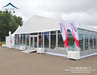 China Water proof/fireproof /UV-resistant/self-supporting/long lifespan Glass wall Clearspan structure wedding tent 25x25m on hot sale for sale