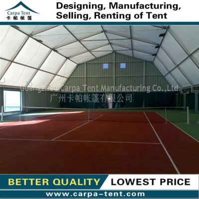 China Water proof/fireproof /UV-resistant/self-supporting/long lifespan 25mx45m solid wall gym tents for indoor football court shelters for sale for sale