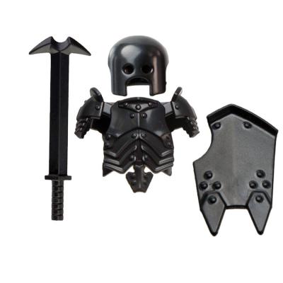 China DIY PLAY 5 Sets Orc Action Number Helmets Shields Weapons Toy Block Plastic Accessories for sale