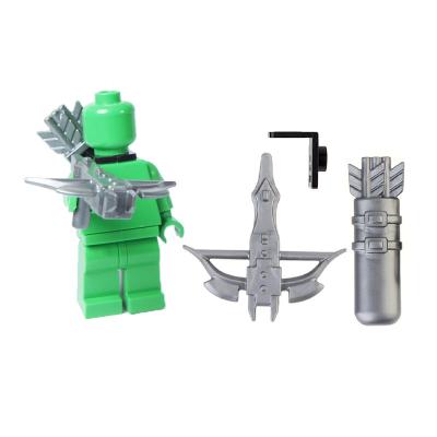 China Eco-friendly Material Medieval Roman Knight Crossbow Weapon Accessories Building Block Toys For Kids for sale