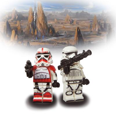 China DIY TOY StarWars soldiers battle guns, weapon accessories, children's toy building blocks for sale