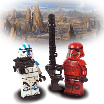 China DIY TOY StarWars soldiers battle spear, weapon accessories, children's toy building blocks for sale