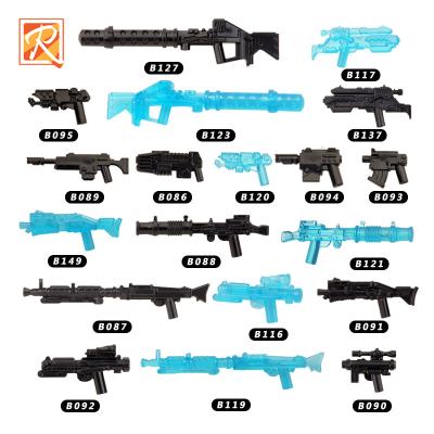 China DIY TOY 10pcs/StarWar Accessories Military Soldier Weapon Launches 4CM Mini Doll Small Blocks Toy For Kids for sale