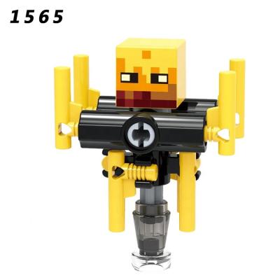 China Eco-Friendly Materials My World Brick Figure Building Blocks Tiny Modern Military Knight Weapons Toys for sale