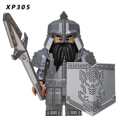 China Eco-Friendly Material The Rings Action Soldier Heavy Starwars Knight Soldier Weapons Figures Helmet Building Block Medieval Military Toy for sale