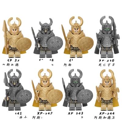 China Building Toy Medieval Mini Knights Soldier Asgard Military Characters, Toy Building Blocks For Children for sale