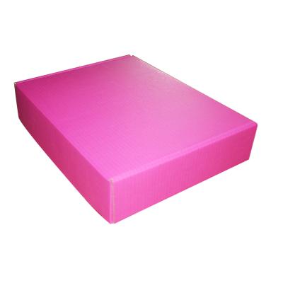 China Custom Logo Cardboard Cartons Shipping Mailer Recyclable Box Pink Cosmetic Set Cosmetics Shipping Skin Care Corrugated Packaging Boxes for sale