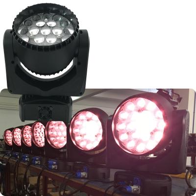 China Theme Park Event Bar Party Stage Lighting Powercon DMX Led 19x10W Zoom Rgbw Led Moving Head Light for sale