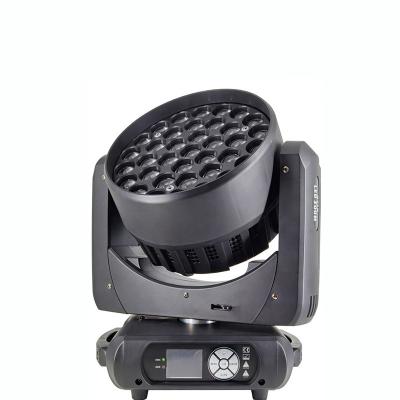 China Theme park pixel control RGBW 4in1 37x15w beam wash led moving head lights for sale