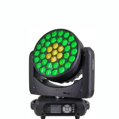 China Theme Park Moving Head DJ Lights 4in1 RGBW 37x15W Colorful Led Beam Moving Head for sale