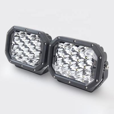 China Safe Driving Auto Lighting Systems 12V 24V 7 Inch Rectangular Led Off Road Driving Work Background Lights For Universal Vehicles for sale