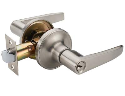 China Apartment Flat Style Tubular Leverset Lock, Hot Selling Lever SS Zinc Alloy Rosette Handle Door Lock for sale