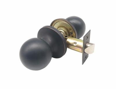 China Entry/Storeroom/Privacy/Passage tubular knobset door lock for entry satin brush nickel cylinder knob lock cerradura for sale